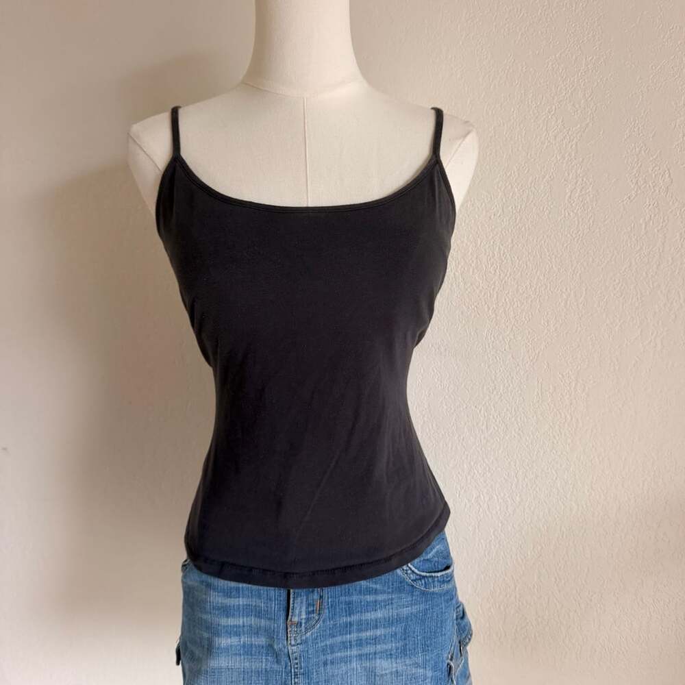 SKIMS Cami Black Tank Top Shirt One Size L